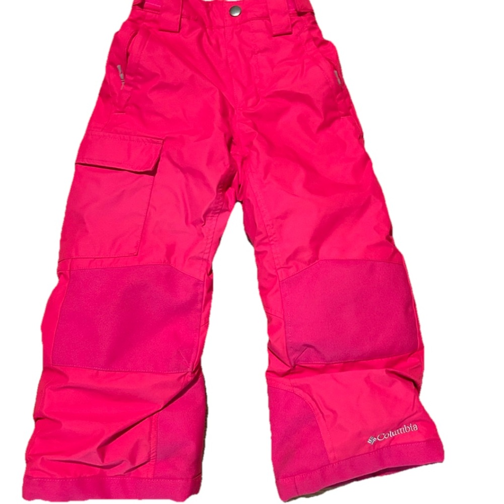 Columbia Omni-Heat Bugaboo Snow Pants Waterproof Insulated Pink Girls XXS 4-5
